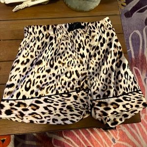 Victoria’s Secret Satin Intimate Sleep Shorts - Cheetah MEDIUM